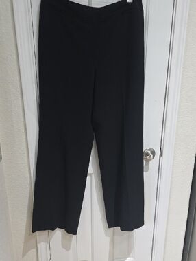 Ann Taylor Women's Black Wide-Leg Work Pants Size 12